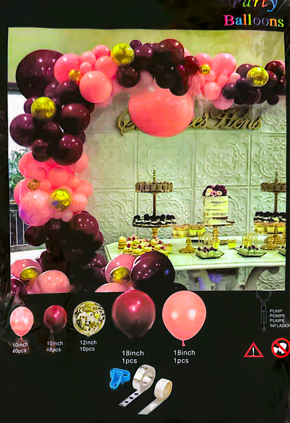 Party Balloons Set