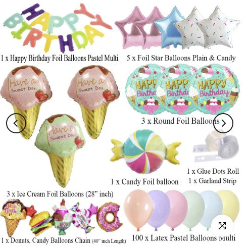Ice Cream Birthday Theme