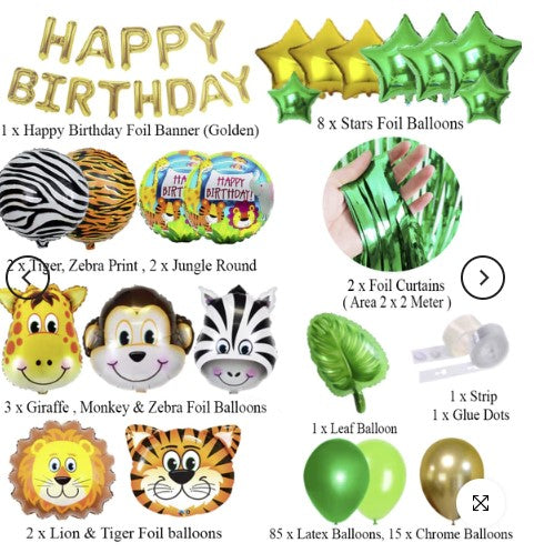 Jungle Birthday Theme