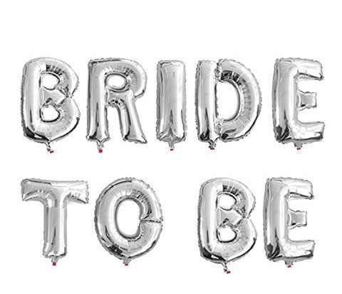 Bride To Be Foil Balloon Set - Gold/Silver/Red