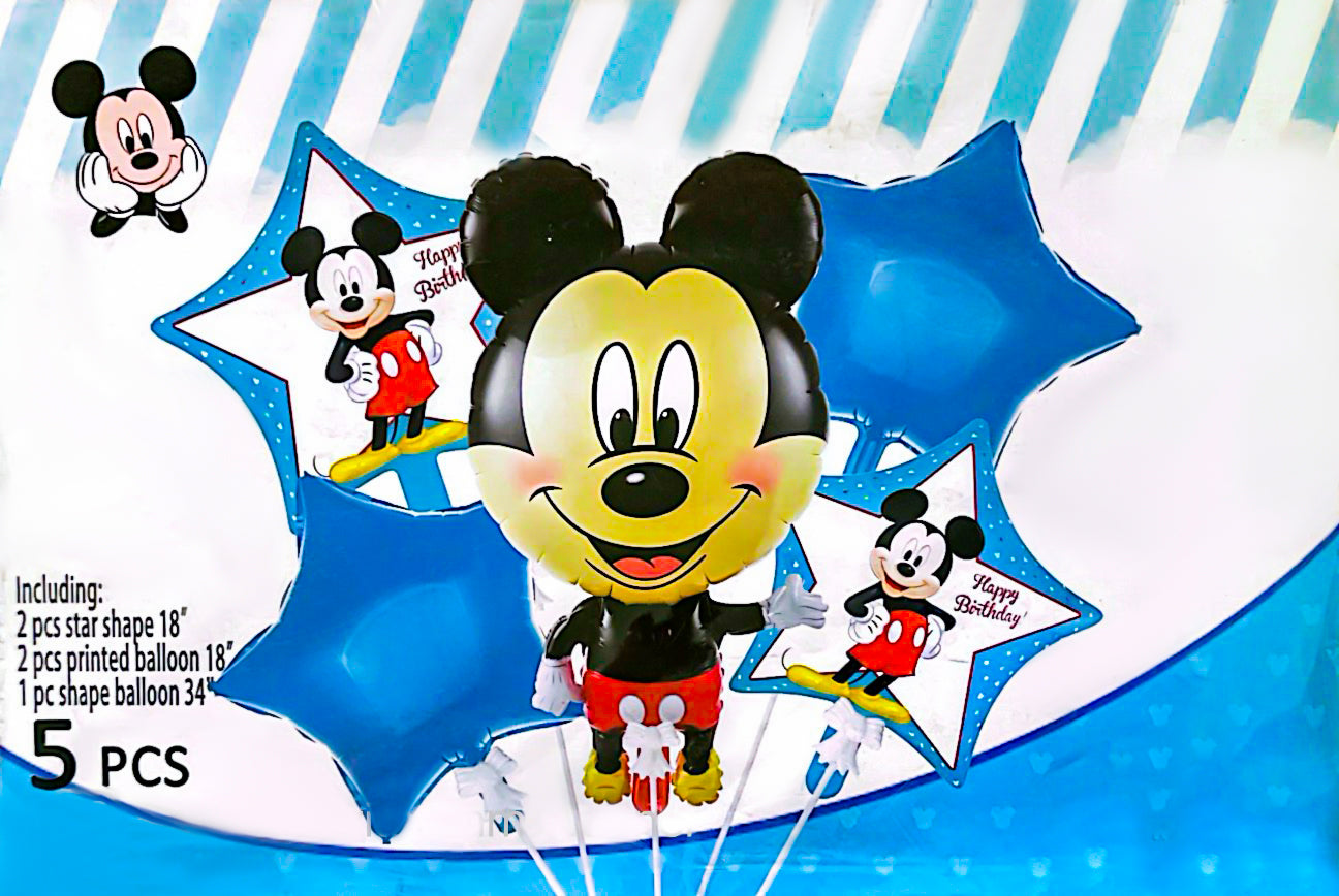 5 PCS Ice Cream Theme Birthday (Mickey)