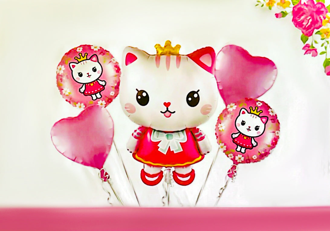 5 PCS Ice Cream Theme Birthday (Kitty)