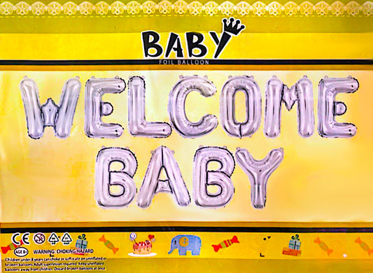 WELCOME BABY (SILVER)