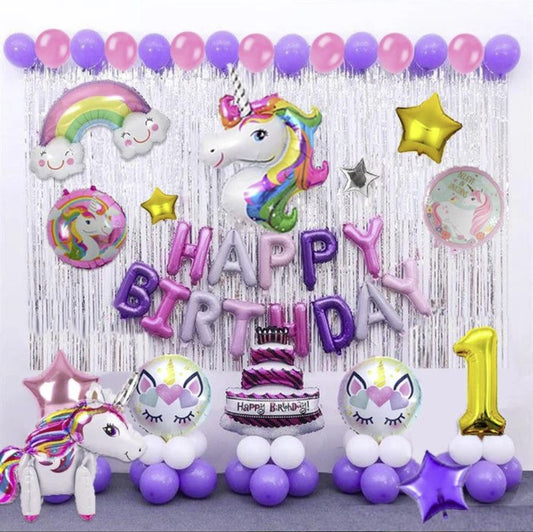 Unicorn Birthday  Theme