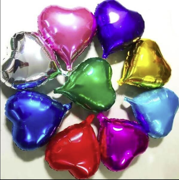 Star/ Heart Foil Balloons 18" Inch