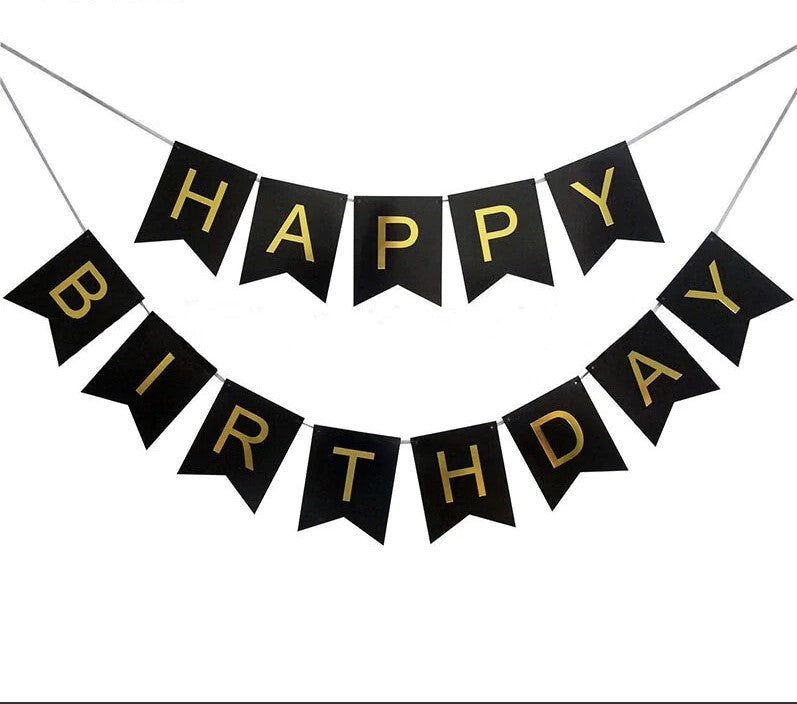 Happy Birthday Card Bunting Banner