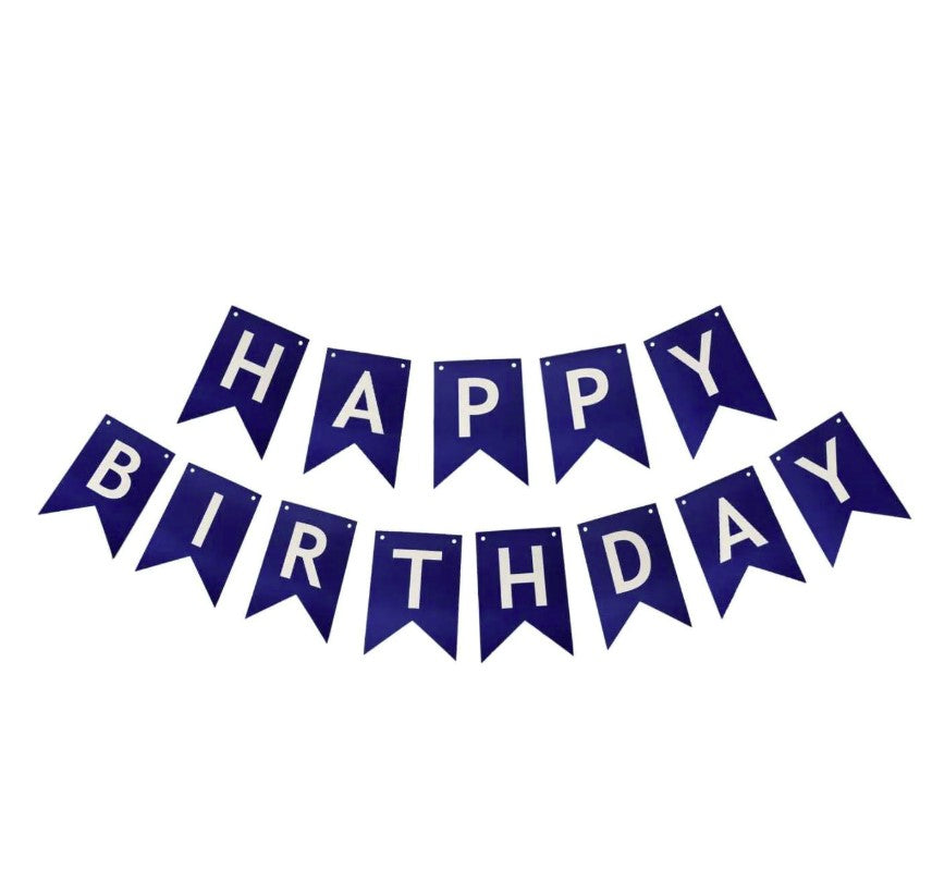 Happy Birthday Card Bunting Banner